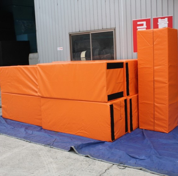 눈썰매장 안전매트 경계라인매트