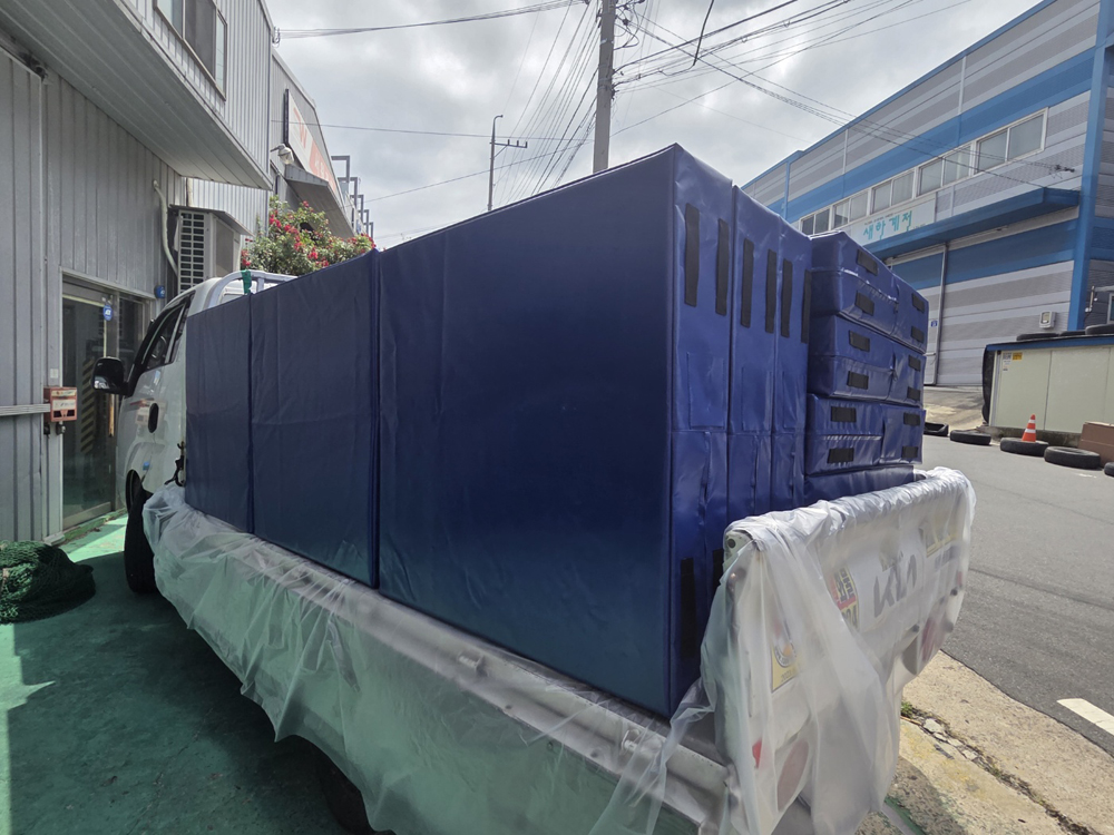 일자 추락안전매트 <br> 한국남동발전 1차납품