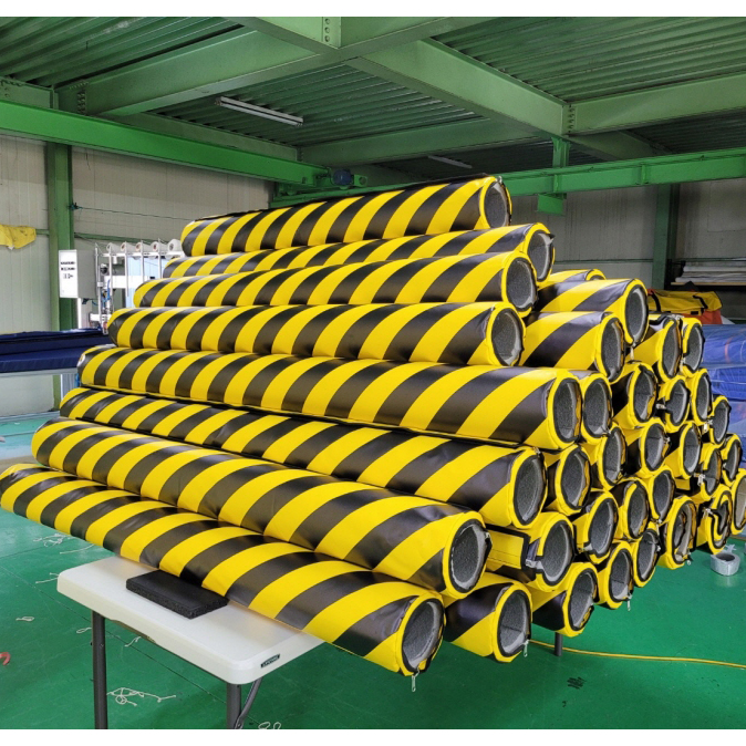 산악훈련장 안전매트 구조물 안전매트 (원기둥보호대)