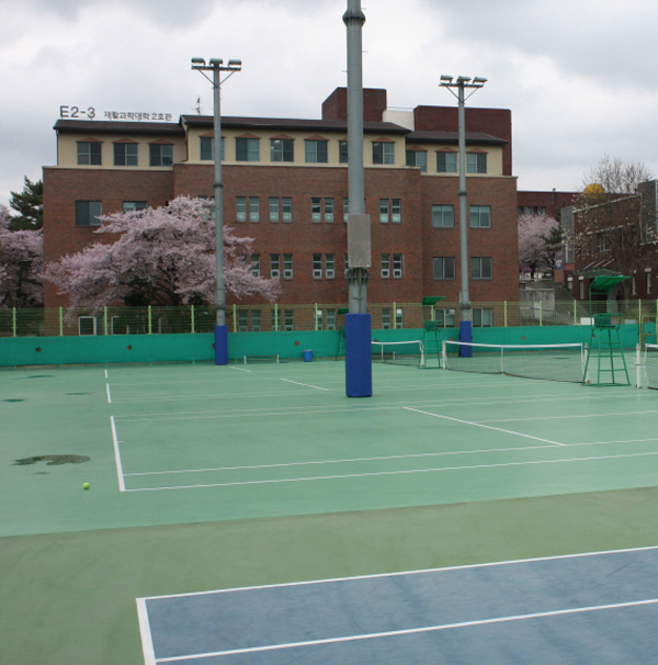 테니스장 조명탑 기둥보호대 기둥안전매트 (두께  50mm / 길이 1500mm)