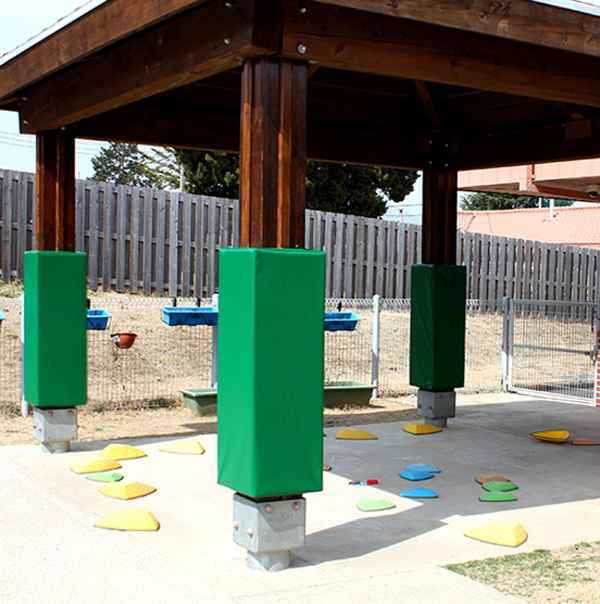 어린이집 유치원 놀이터 사각기둥보호대
